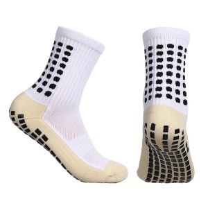 1pc Professional Thickened Towel Bottom Sweat-absorbent, Anti-odor, Anti-slip, Point Glue Football Sports Socks, Yoga Socks