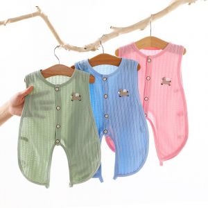 3PCS COD Baby lightweight breathable vest sleeveless crawl suit available for Pilippines/Malaysia