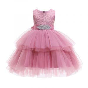 Children's dress pompous skirt high-grade piano performance skirt