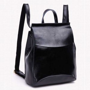 European market and the US market leather ladies bag ladies simple shoulder bag backpack travel bag fast delivery functions