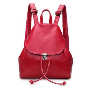 New hot sales leather Europe and the United States market, Ms. shoulder bag leather backpack schoolbag travel discounts multiple functions